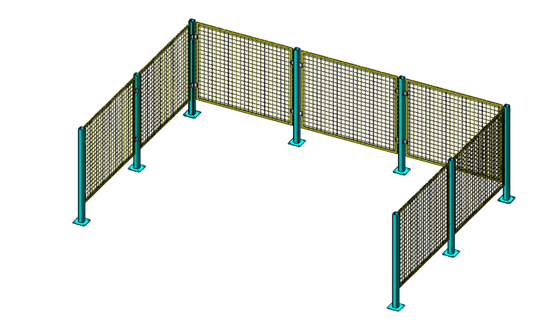 20240126 机械手焊接设备防护网-智慧储能